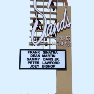 Sands Casino Replica Sign